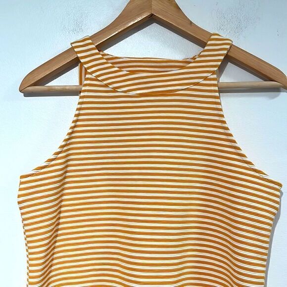 deletta isa striped tank top in yellow - size medium - Picture 10 of 12